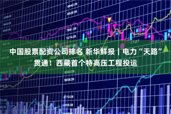 中国股票配资公司排名 新华鲜报｜电力“天路”贯通！西藏首个特高压工程投运